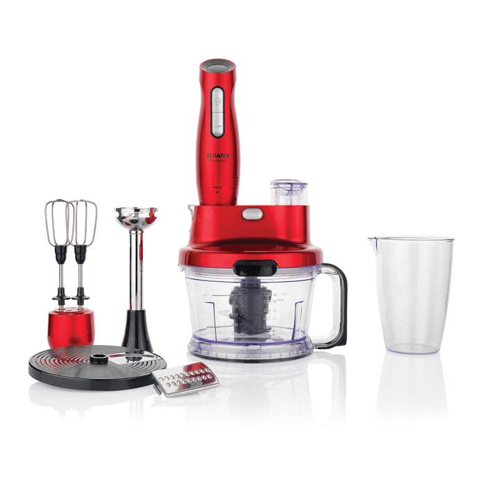 SCHAFER MEISTER MULTI BLENDER SET-17 PCS.-RED