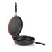 ROUND DOUBLE GRILL PAN-30CM-2 PCS.-BLACK