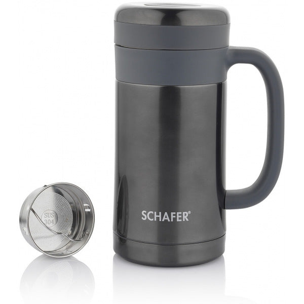 SCHAFER IRON MAN CUP THERMOS -450 ML.-GOLD