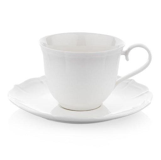 LOTUS TEA CUP SETS-6 PC-12 PCS.-WHITE