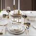 SCHAFER QUEEN NATTY BONE DINNER SET -60 PCSD-GOLD