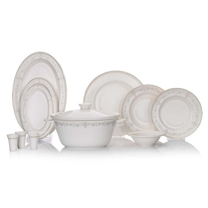 SCHAFER QUEEN NATTY BONE DINNER SET -60 PCSD-GOLD