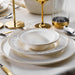 SCHAFER QUEEN NATTY BONE DINNER SET -60 PCSD-GOLD