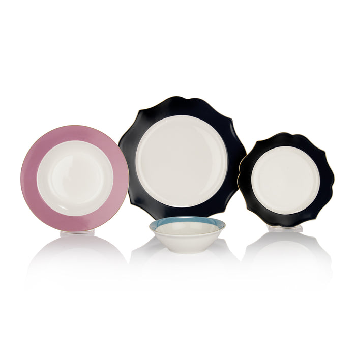 Schafer Talya Dinner Set 24 Pieces-Assorted