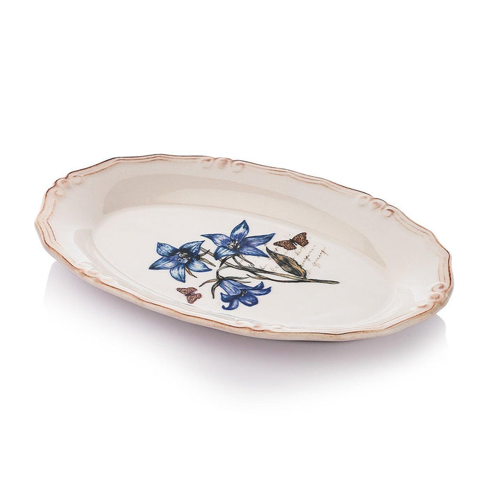 Flor Oval Plate 27 Cm 1 Pcs