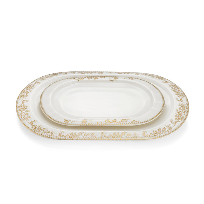 Schafer Tilsim Bloomfest Dinnerware 60 Pieces-Gold