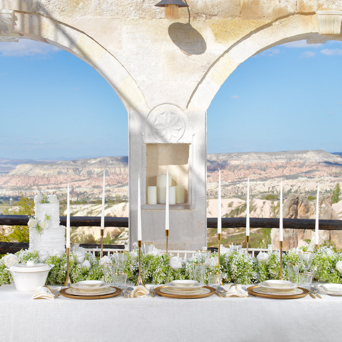 Schafer Tilsim Bloomfest Dinnerware 60 Pieces-Gold