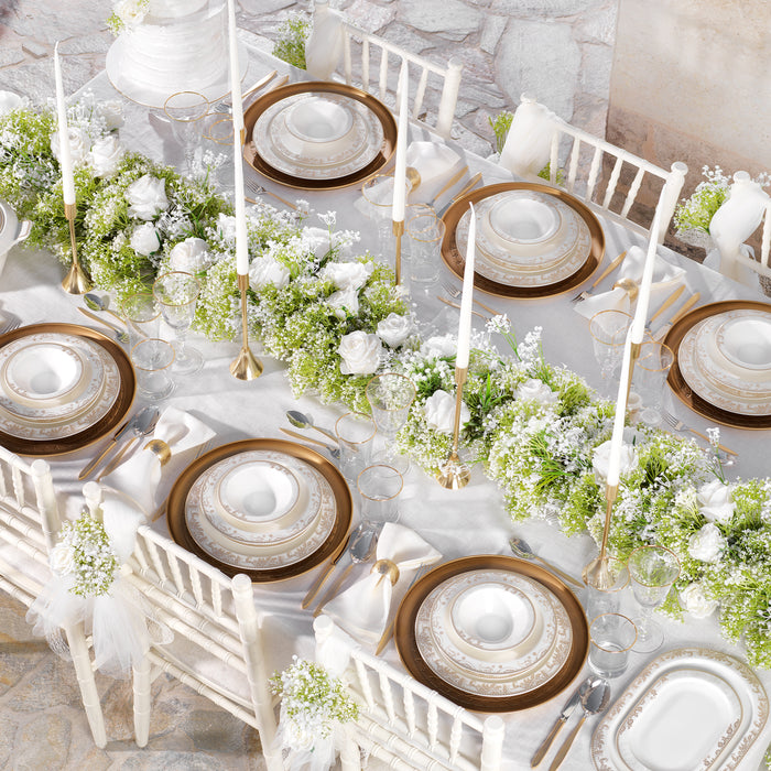 Schafer Tilsim Bloomfest Dinnerware 60 Pieces-Gold