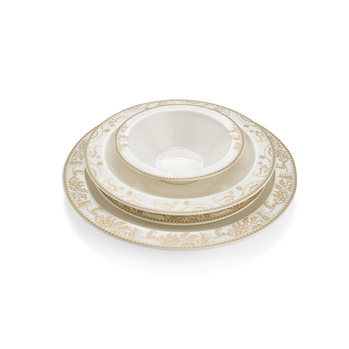 Schafer Tilsim Bloomfest Dinnerware 60 Pieces-Gold