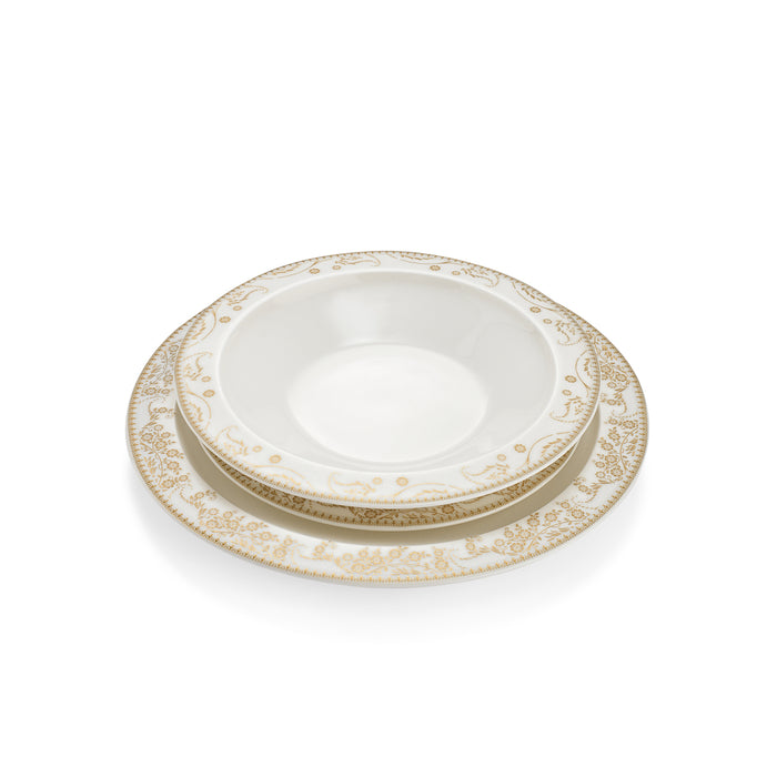 Schafer Tilsim Bloomfest Dinnerware 60 Pieces-Gold