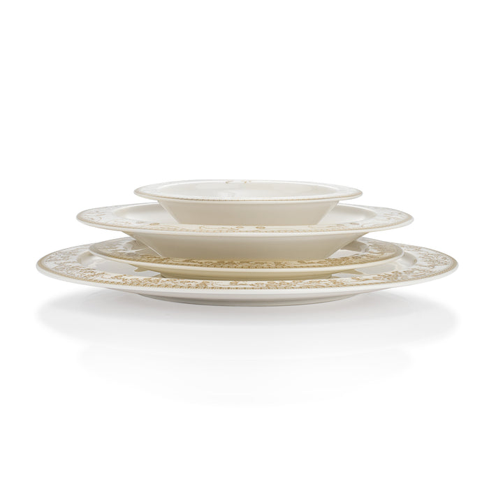Schafer Tilsim Bloomfest Dinnerware 60 Pieces-Gold