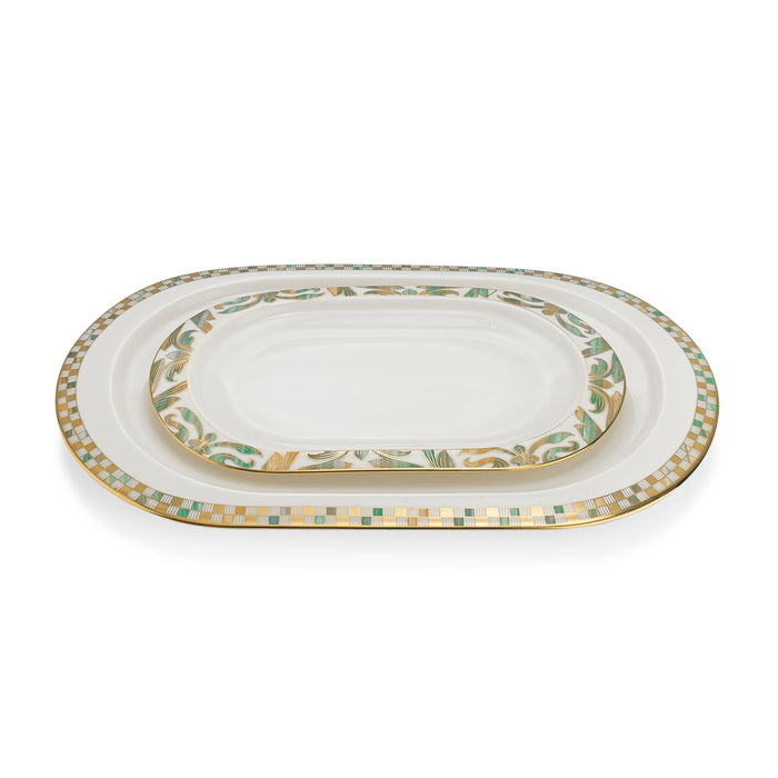 Schafer Tilsim Jade Dinnerware Set 60 Pieces - Green
