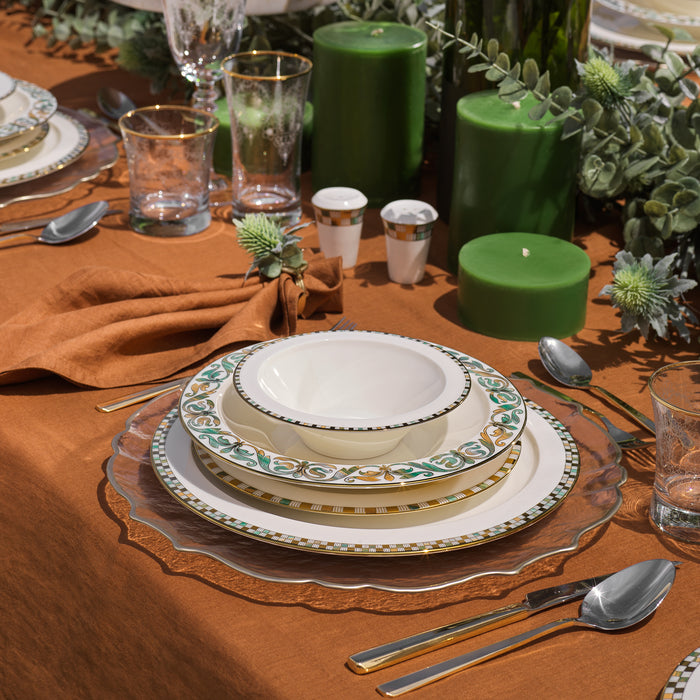 Schafer Tilsim Jade Dinnerware Set 60 Pieces - Green