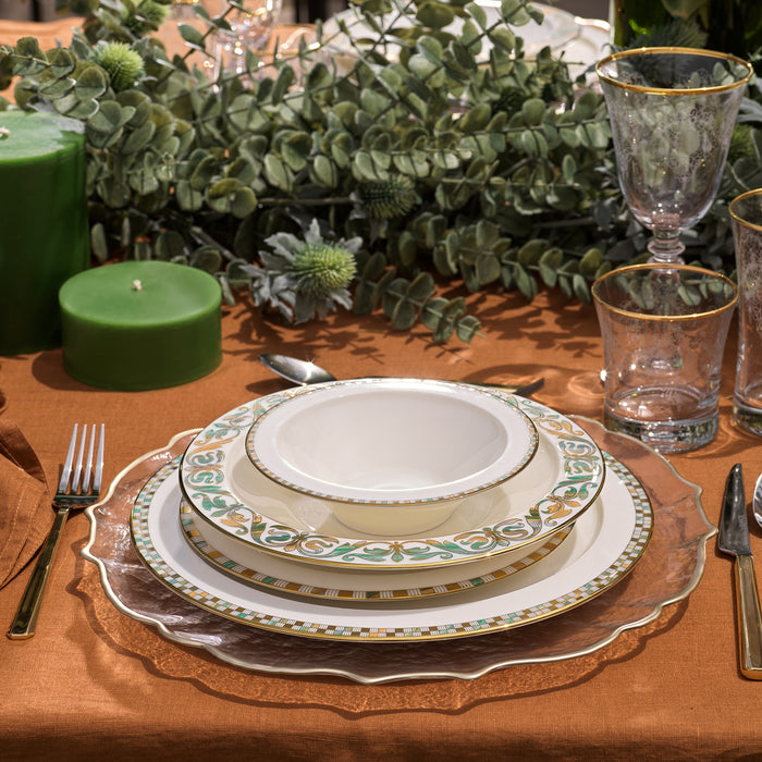 Schafer Tilsim Jade Dinnerware Set 60 Pieces - Green