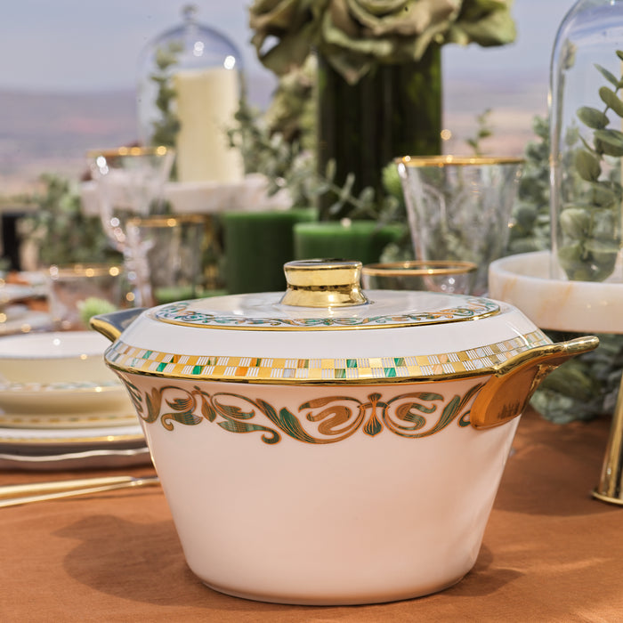 Schafer Tilsim Jade Dinnerware Set 60 Pieces - Green