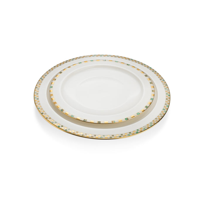 Schafer Tilsim Jade Dinnerware Set 60 Pieces - Green