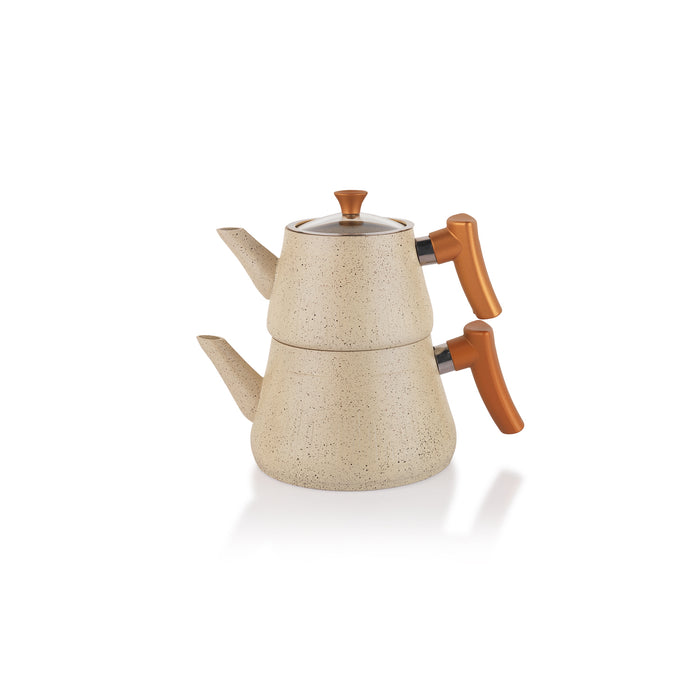 Schafer Solea Y.Y. Teapot Set 3 Pieces-Cream