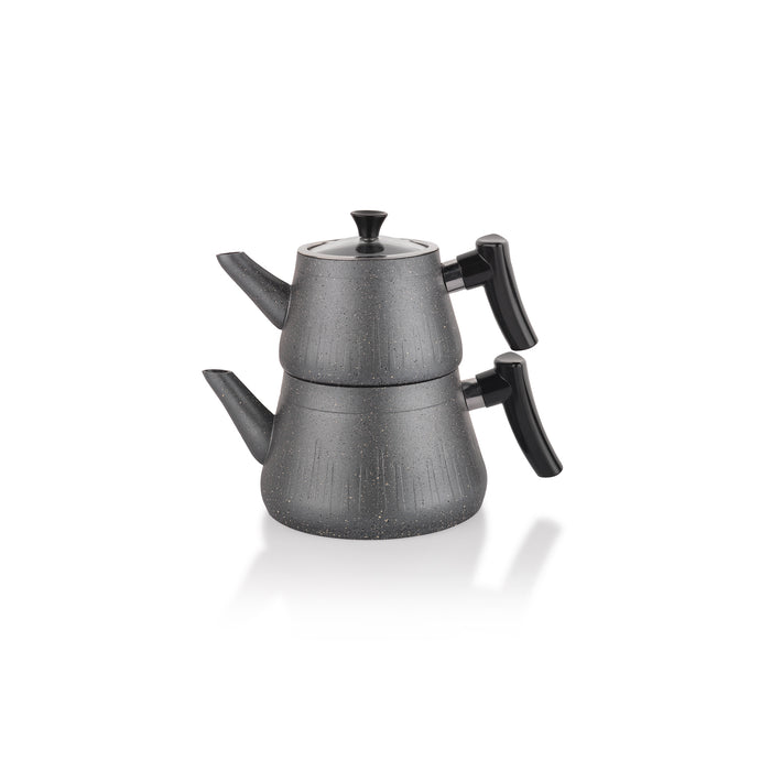 Schafer Solea Y.Y. Teapot Set 3 Pieces-Grey