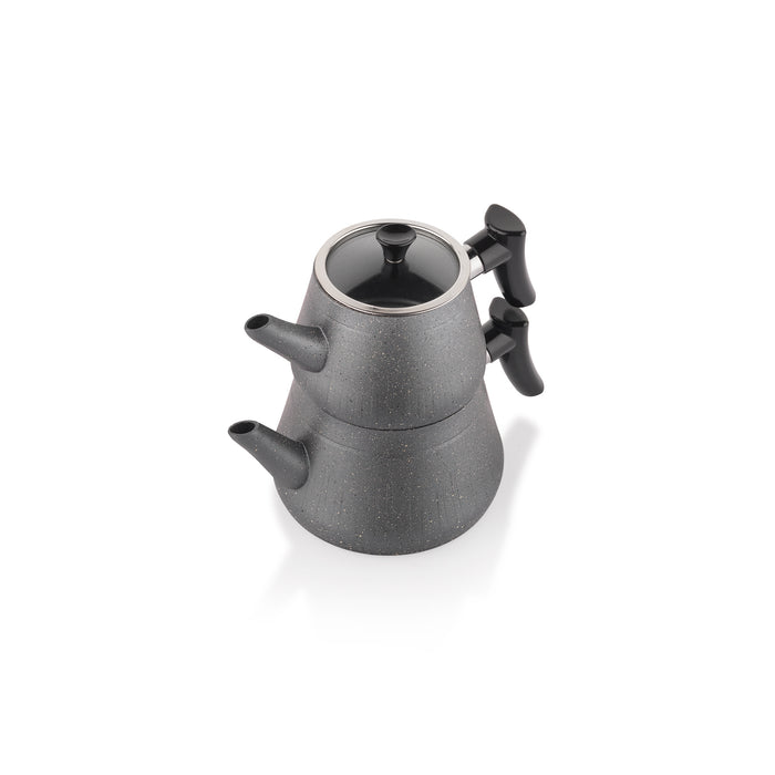 Schafer Solea Y.Y. Teapot Set 3 Pieces-Grey