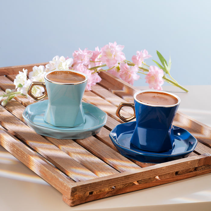 Schafer Vogue 6 Person Coffee Cup Set 12 Pieces-Assortment03