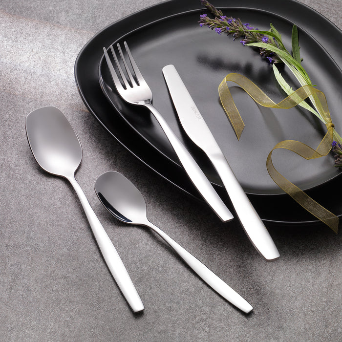 Schafer Sheen 24 Pieces Cutlery Set-Silver22