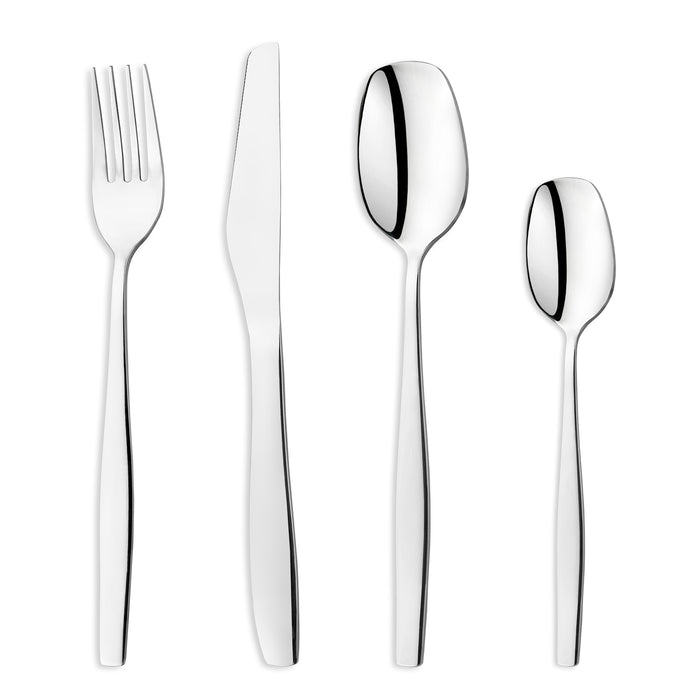 Schafer Sheen 24 Pieces Cutlery Set-Silver22