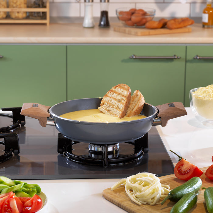 Schafer Fiesta Ceramic Sahan 22 Cm-1 Piece-Black