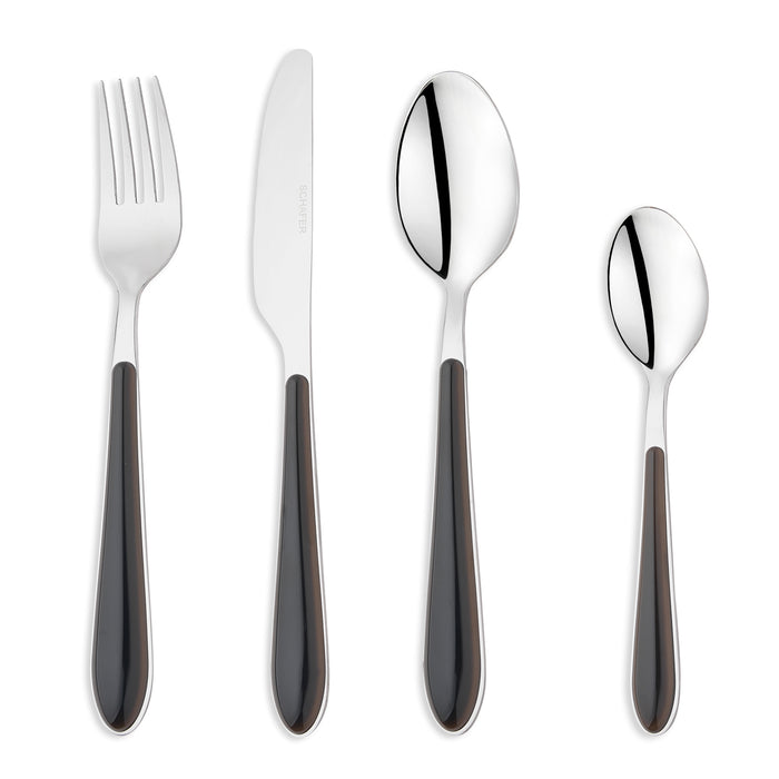 Schafer Mona 24 Pieces Cutlery Set-Black02