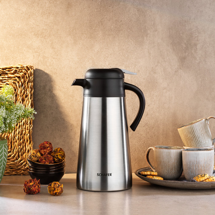 Schafer Kitchenhouse Silver Thermos 2 L-Inox