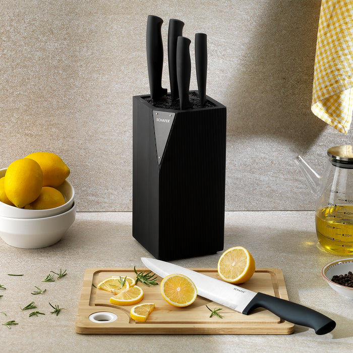 Schafer Solide Knife Set 6 Pieces-Black10