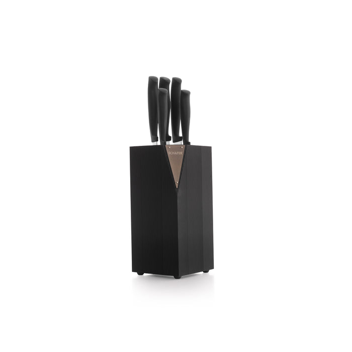 Schafer Solide Knife Set 6 Pieces-Black10