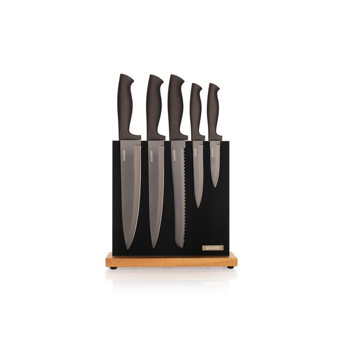 Schafer Solide Magnet Knife Set 6 Pieces-Black11