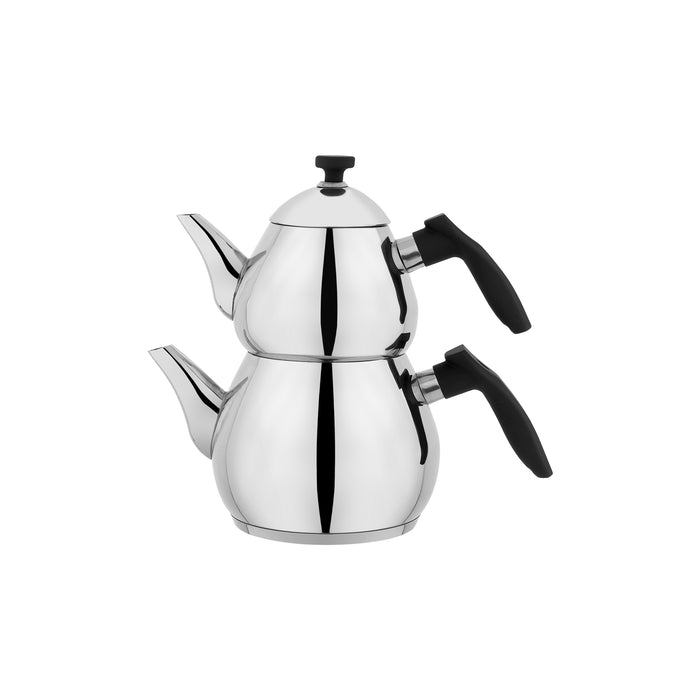 Schafer Tea Chef Medium Size Teapot Set 4 Pieces-Black