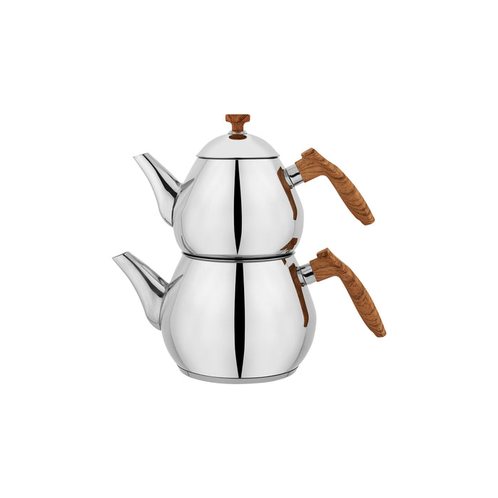 Schafer Tea Chef Medium Size Teapot Set 4 Pieces-Brown