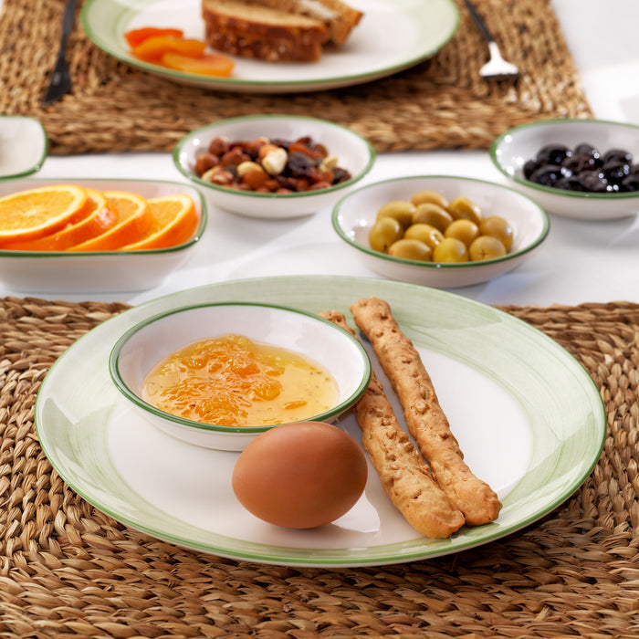 Schafer Vivian 32 Piece Breakfast Set-Green