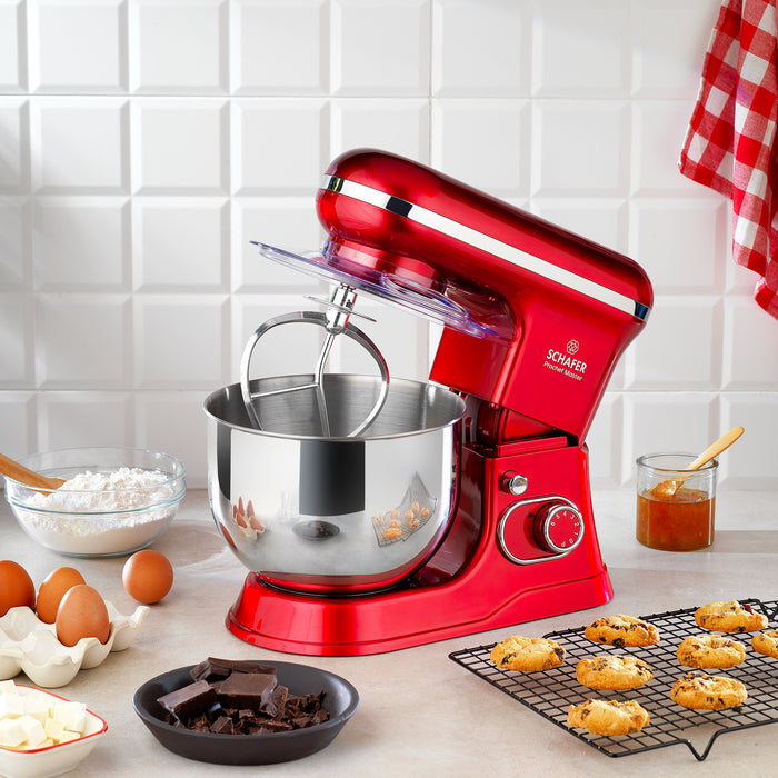Schafer Prochef Master Stand Mixer-Red