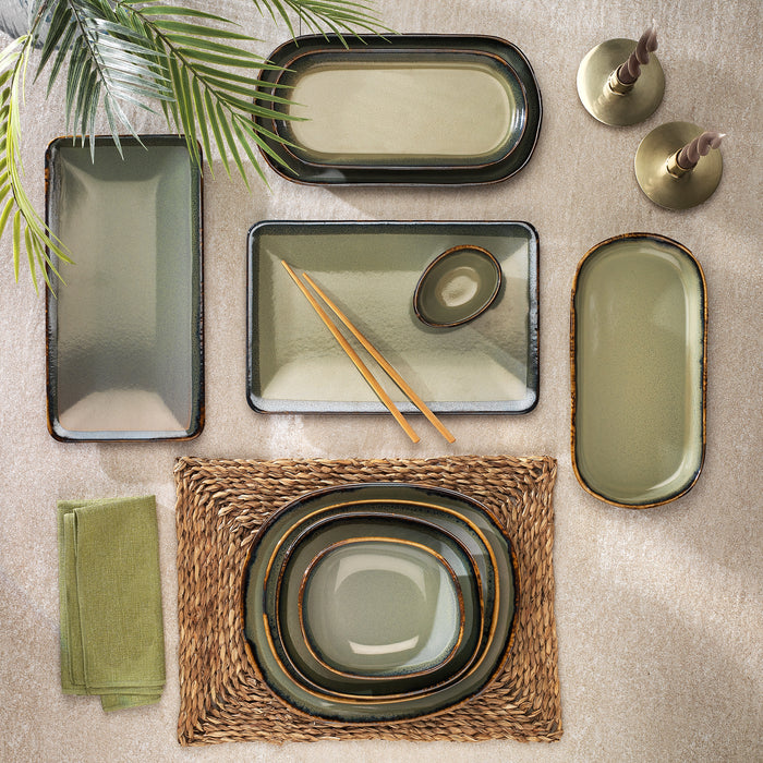 Schafer Savvy Serving Plate 30Cm-Green