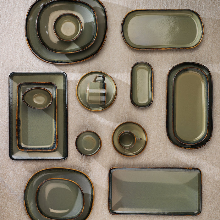 Schafer Savvy Serving Plate 30Cm-Green