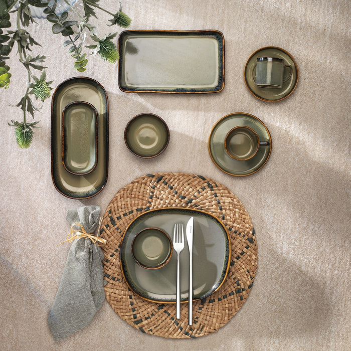 Schafer Savvy Serving Plate 30Cm-Green