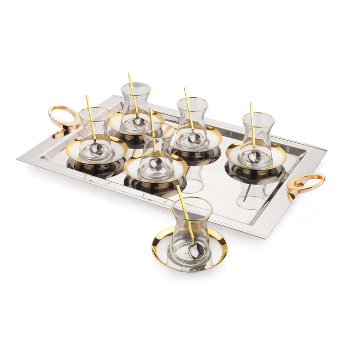 Schafer Karla Steel Tea Set 19 Pieces - Gold