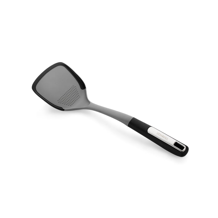 Schafer Helfer Silicone Spatula 1 Piece-Grey/Black