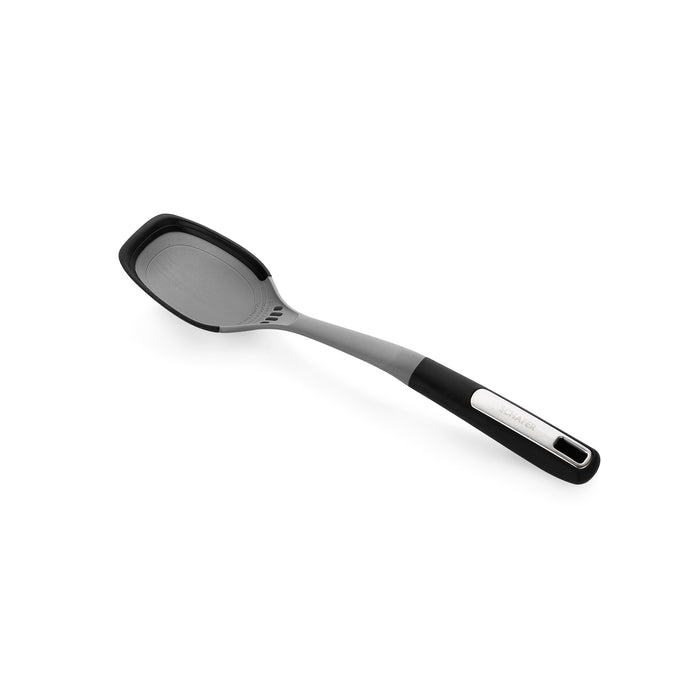 Schafer Helfer Silicone Serving Spoon 1 Piece-Grey/Black