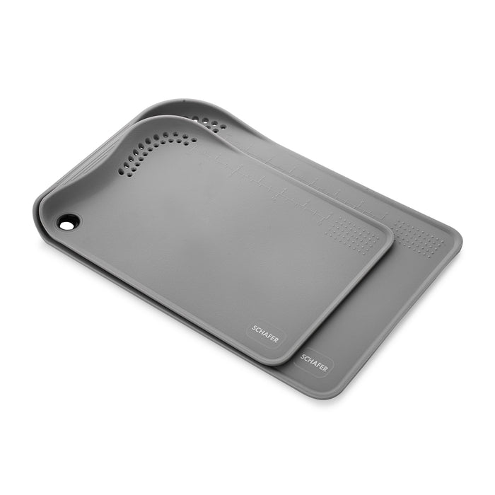 Schafer Helfer Cutting Board 2 Pieces-Grey/Black