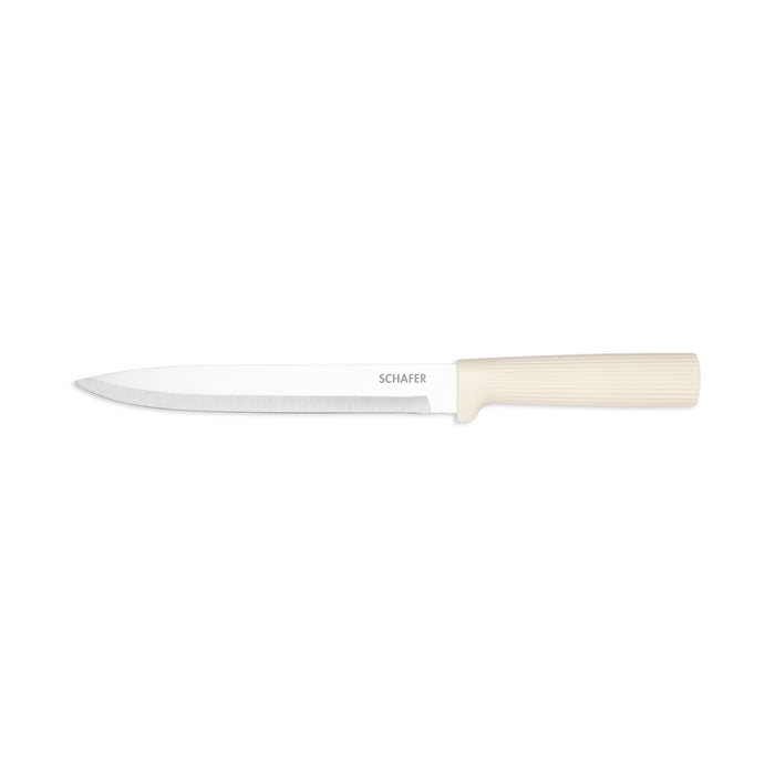 Schafer Forge Knife and Serving Set 12 Pieces-Cream