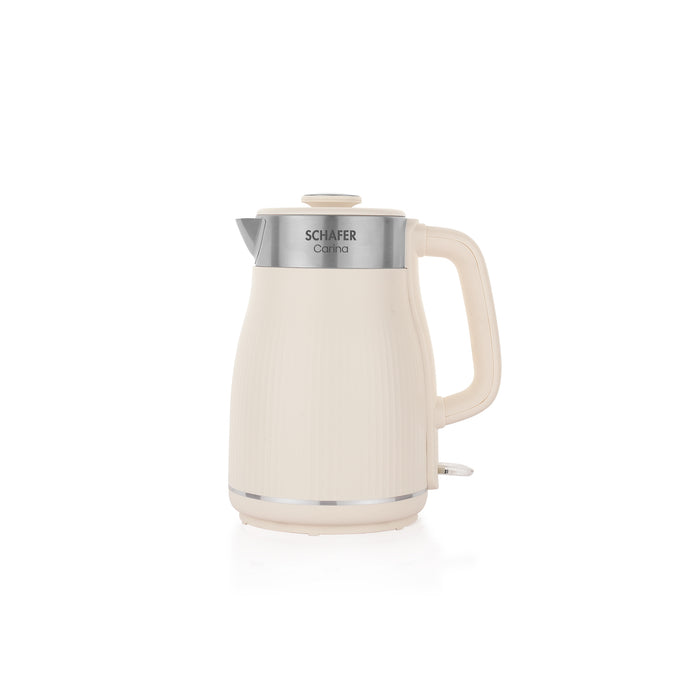 Schafer Carina Stainless Steel Handheld Non-stick Body Kettle-Cream