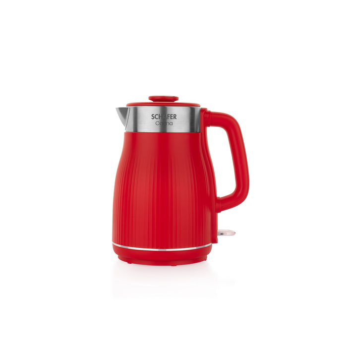 Schafer Carina Stainless Steel Handheld Non-stick Body Kettle-Red