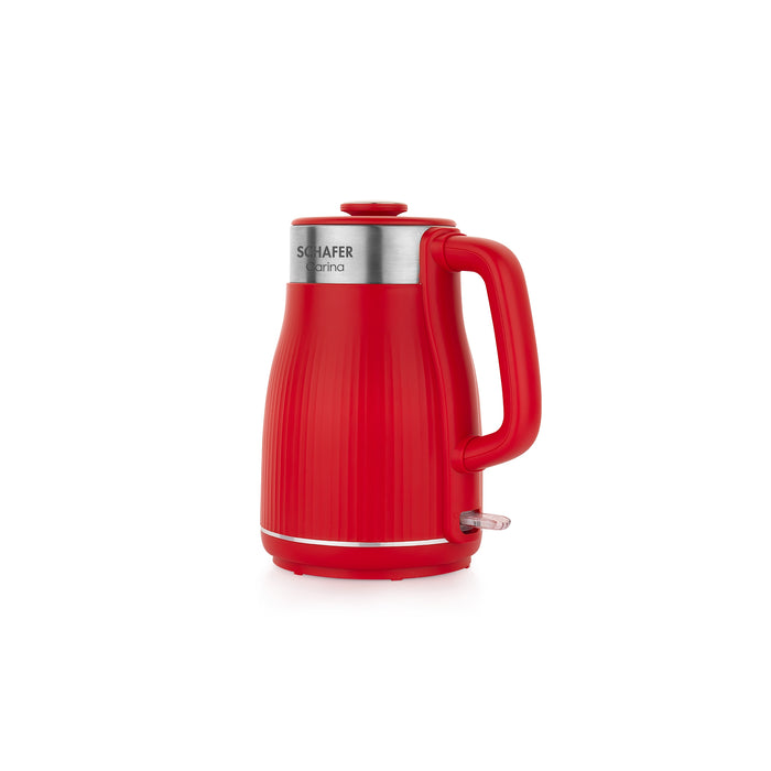 Schafer Carina Stainless Steel Handheld Non-stick Body Kettle-Red
