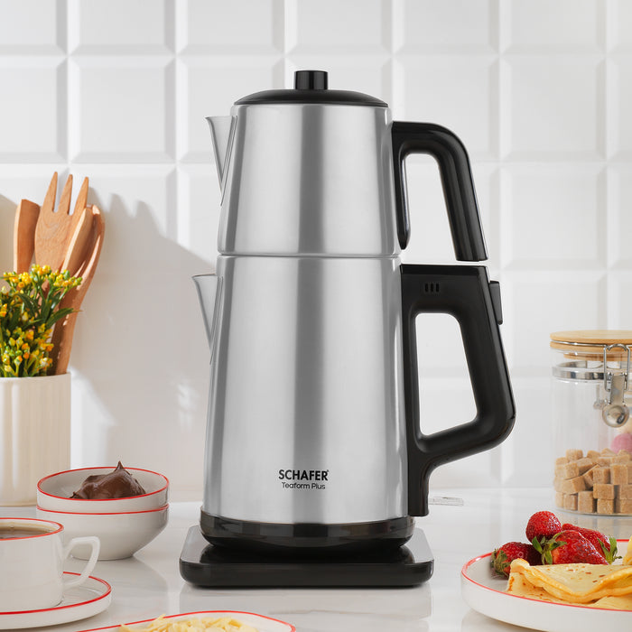 Schafer Teaform Plus Stainless Steel Tea Machine-Inox