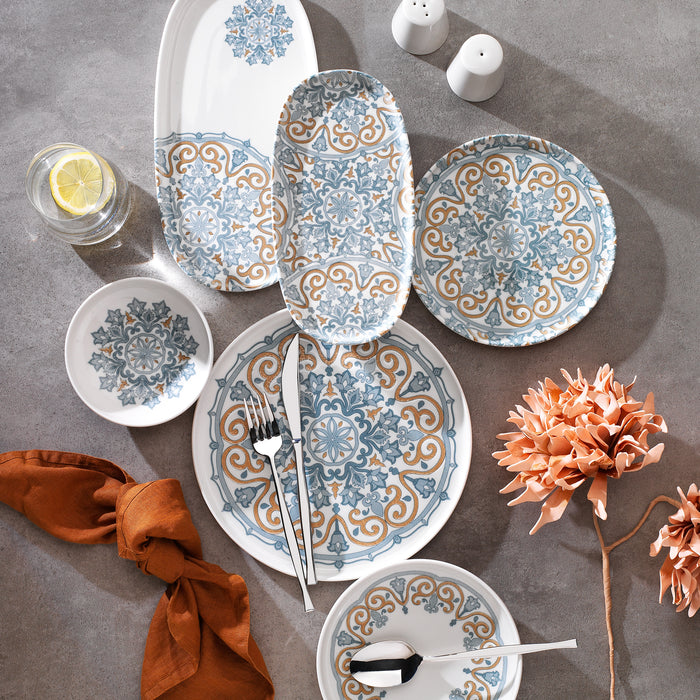 Schafer Lilya Dinnerware 55 Pieces -Blue