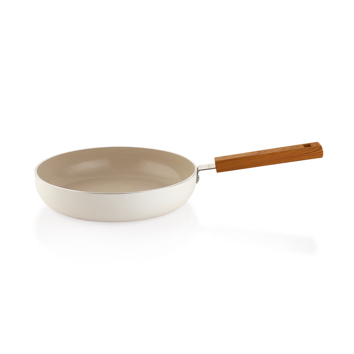 Schafer Ceramoni Ceramic Pan 24 Cm-Cream